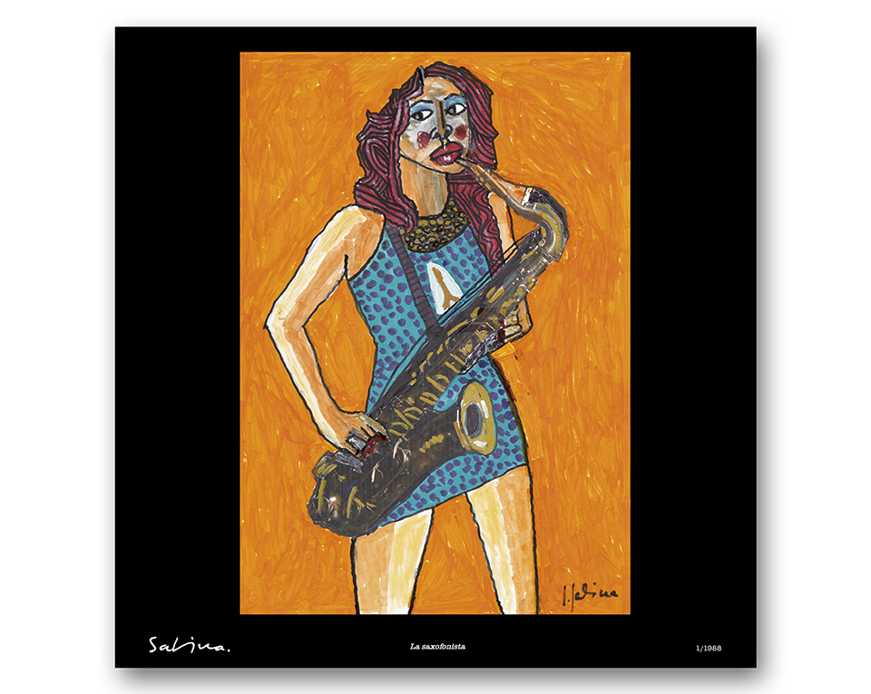 L&aacute;mina "La violinista"